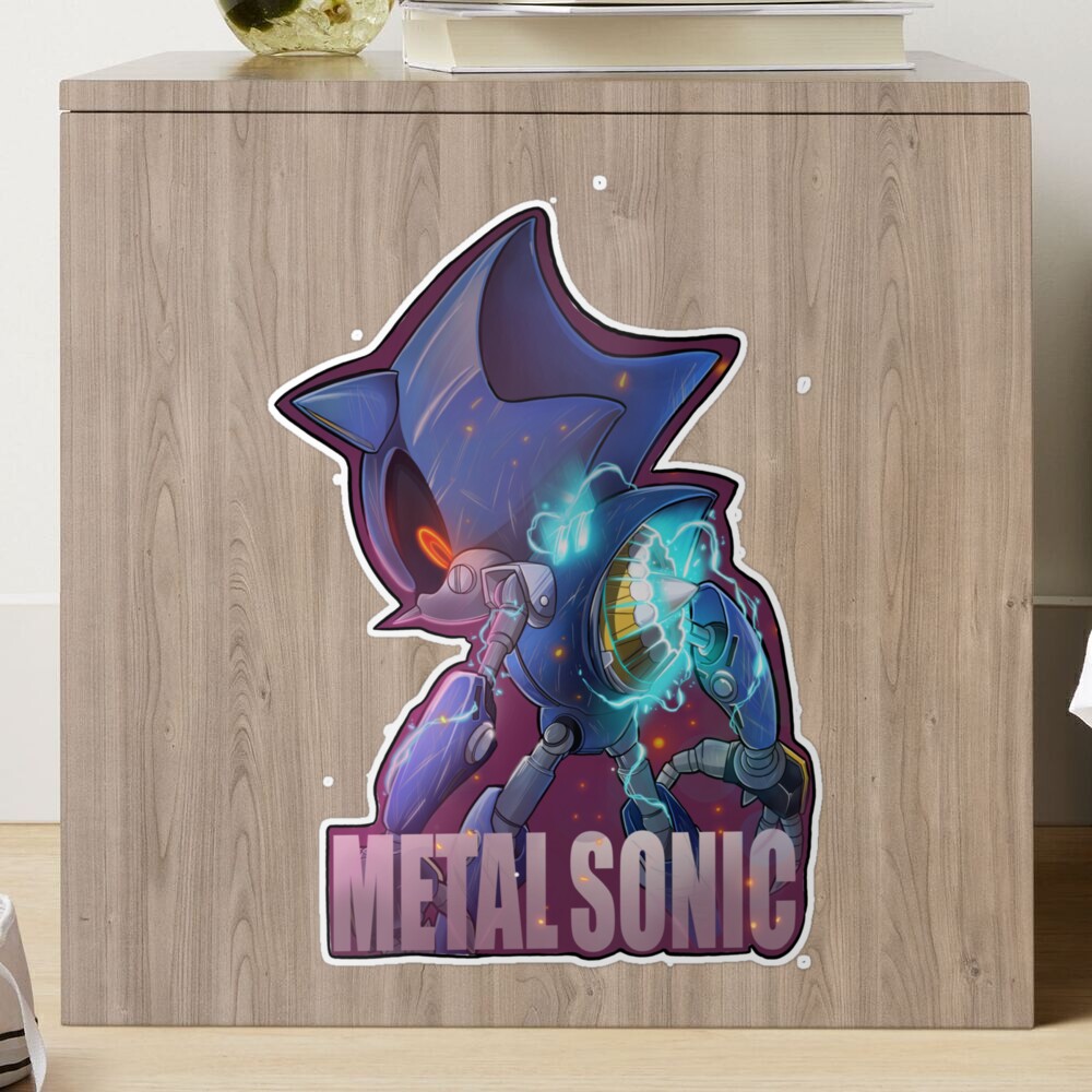 Metal Sonic Holo Vinyl Stickers -  Sweden