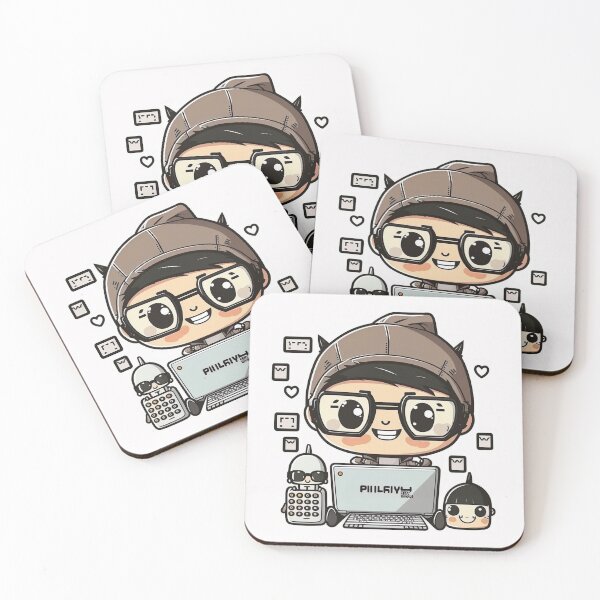 Item preview, Happy hacker hacking laptop with friends designed and sold by NxtGenArt.