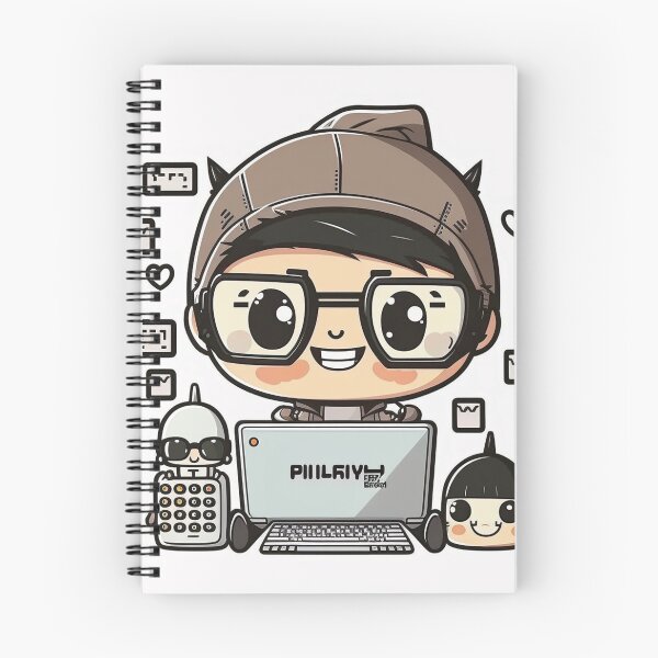 Item preview, Happy hacker hacking laptop with friends designed and sold by NxtGenArt.