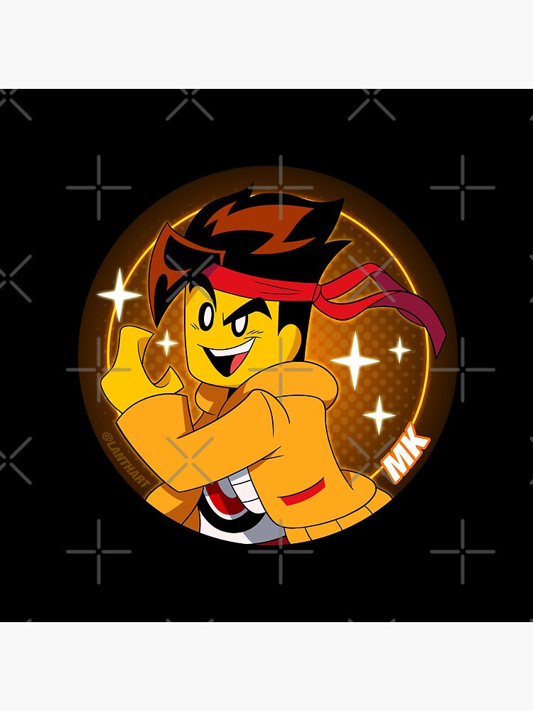 "MK" Pin by Lanthart Redbubble