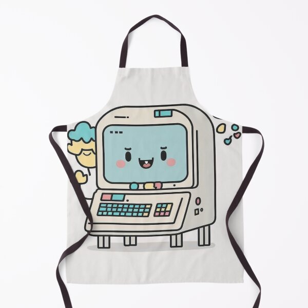 Item preview, Cute computer surrounded by clouds designed and sold by NxtGenArt.