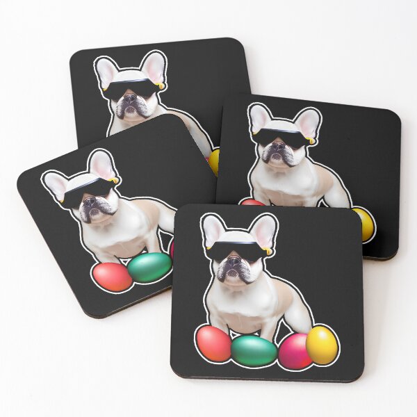Item preview, Easter French Bulldog Egg Hunting Beach Vibe designed and sold by at85productions.
