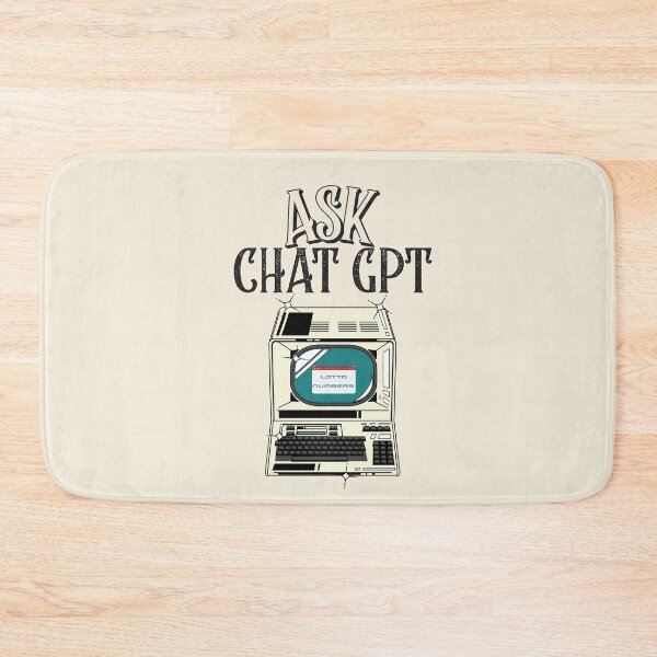 Item preview, ASK CHAT GPT FOR THE LOTTO NUMBERS FUNNY CHAT GPT t-SHIRTS designed and sold by VBRIdesings.