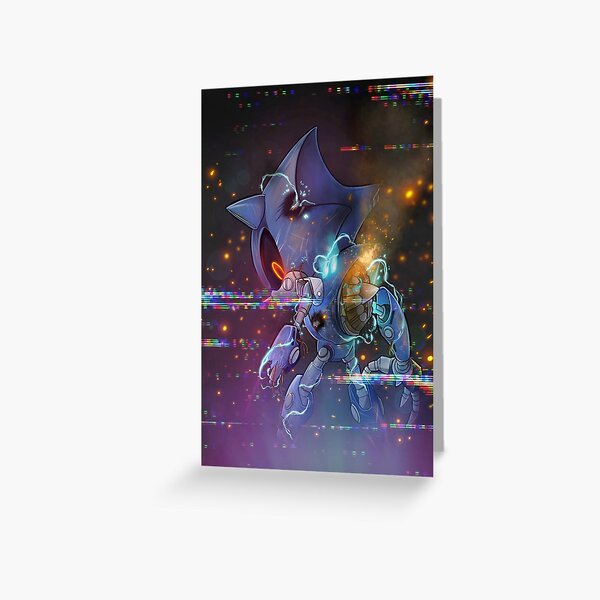 Malfunction metal sonic  Art Board Print for Sale by DeadDarkXIII