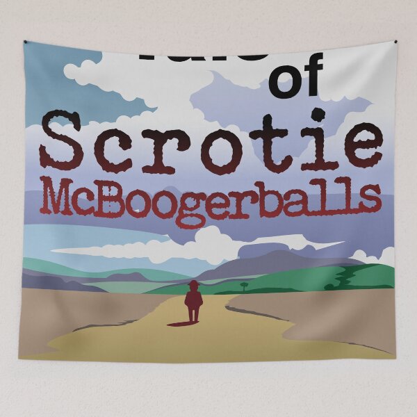 Item preview, The Tale of Scrotie McBoogerballs cover designed and sold by Digitzed Glass.