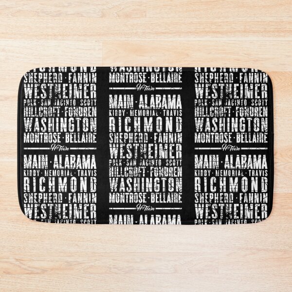 Item preview, Houston City Streets Map designed and sold by thegoodwordsco.