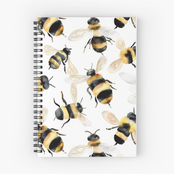 Item preview, Buzzing Beauty: Watercolor Bumblebee Pattern Apparel and Homeware Collection designed and sold by ThePurpleMelon.