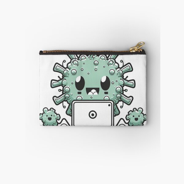 Item preview, Cute happy computer virus will eat your data designed and sold by NxtGenArt.