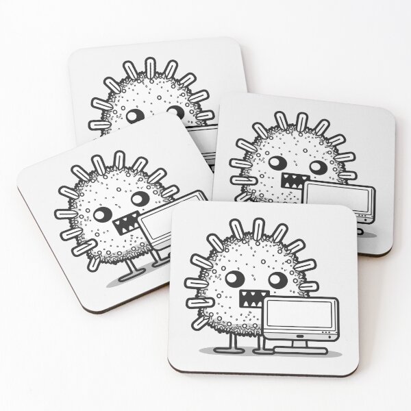 Item preview, Evil computer virus will eat your data designed and sold by NxtGenArt.