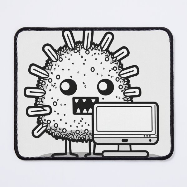 Item preview, Evil computer virus will eat your data designed and sold by NxtGenArt.