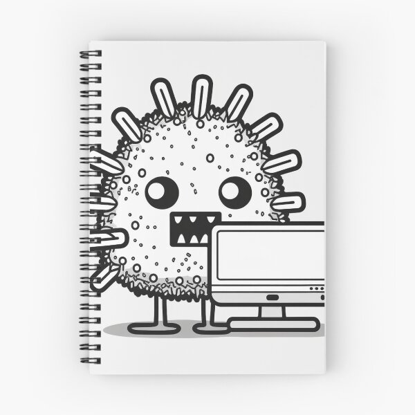 Item preview, Evil computer virus will eat your data designed and sold by NxtGenArt.