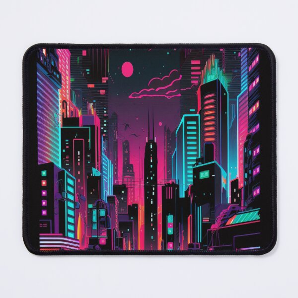 Item preview, AI Generated Neon City designed and sold by BogoAi.