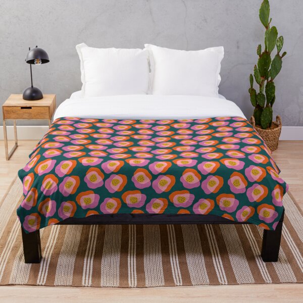 Item preview, Cute Bold Abstract Poppy Flowers designed and sold by Kathy Osborne Studio.