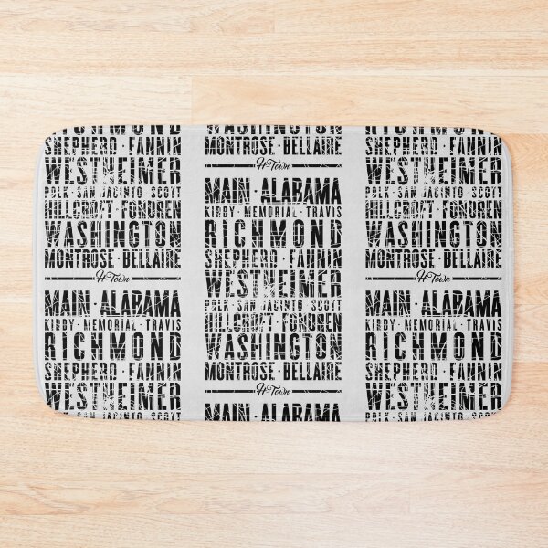 Item preview, Houston City Streets Map - Light designed and sold by thegoodwordsco.