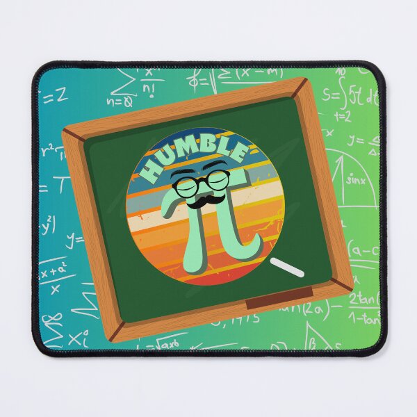 Item preview, Funny "Humble Pi" Abstract Retro Math Chalkboard designed and sold by Write-to-Rebel.