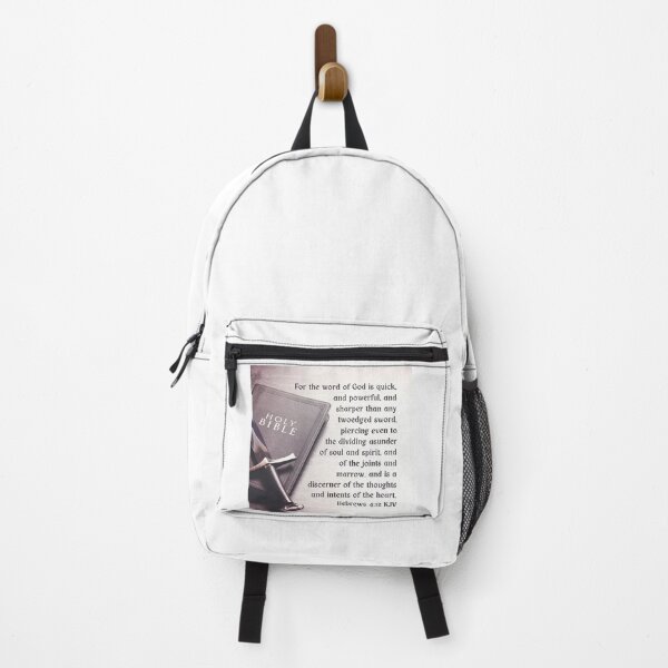 Item preview, Hebrews 4:12 King James Version Bible Verse designed and sold by Caregiverology.