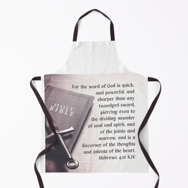 Item preview, Hebrews 4:12 King James Version Bible Verse designed and sold by Caregiverology.