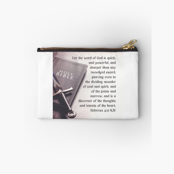 Item preview, Hebrews 4:12 King James Version Bible Verse designed and sold by Caregiverology.