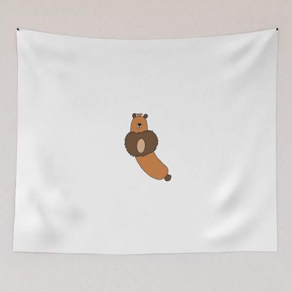 Item preview, Gustavo, the grumpy, greedy Grizzly Sassy Sausage designed and sold by Sassysausages.