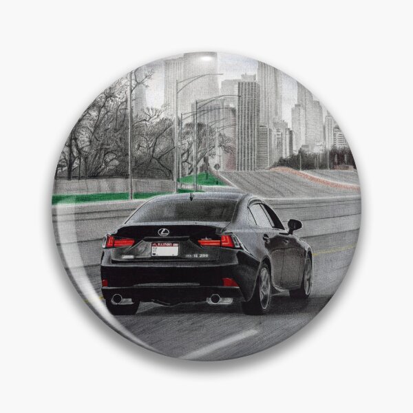 Item preview, Lexus IS250 with Chicago skyline designed and sold by Car drawings by Pavlo Scherbatyuk.