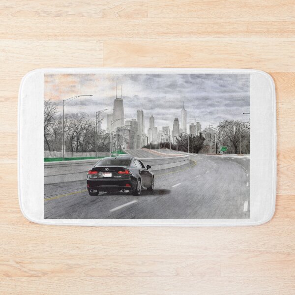 Item preview, Lexus IS250 with Chicago skyline designed and sold by Car drawings by Pavlo Scherbatyuk.