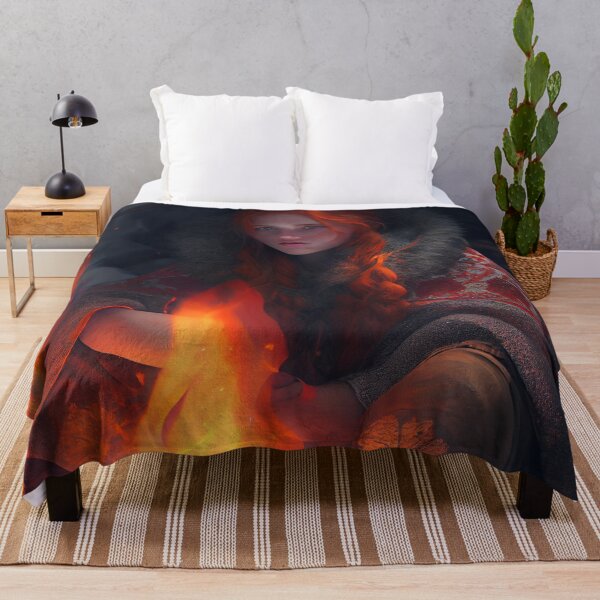 Item preview, Dreaming of Winter Fire Digital Painting designed and sold by CodeAndColors.
