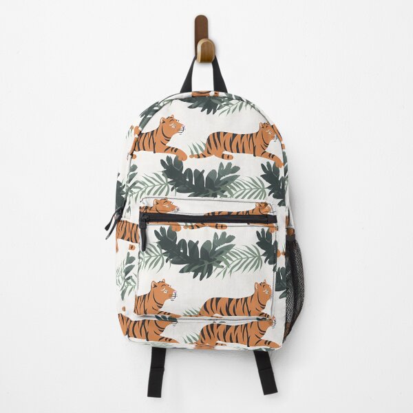 Item preview, Cute Tiger and Fern Pattern designed and sold by neuraldaydreams.
