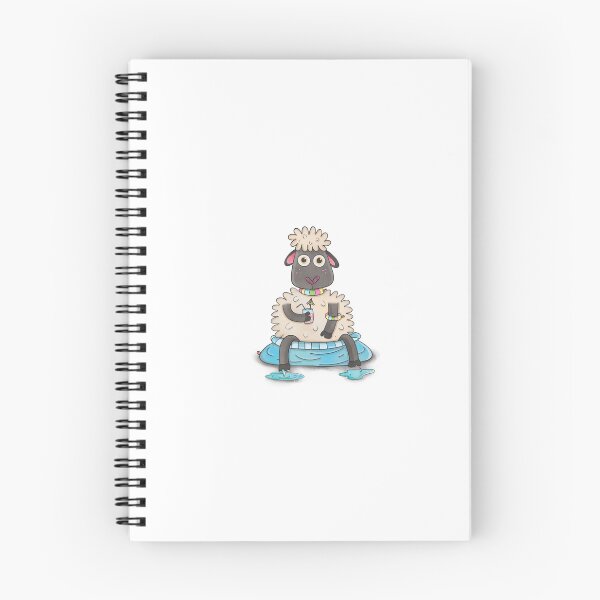 Item preview, Malcolm the massive sheep enjoying a dip. designed and sold by AmberGrange.