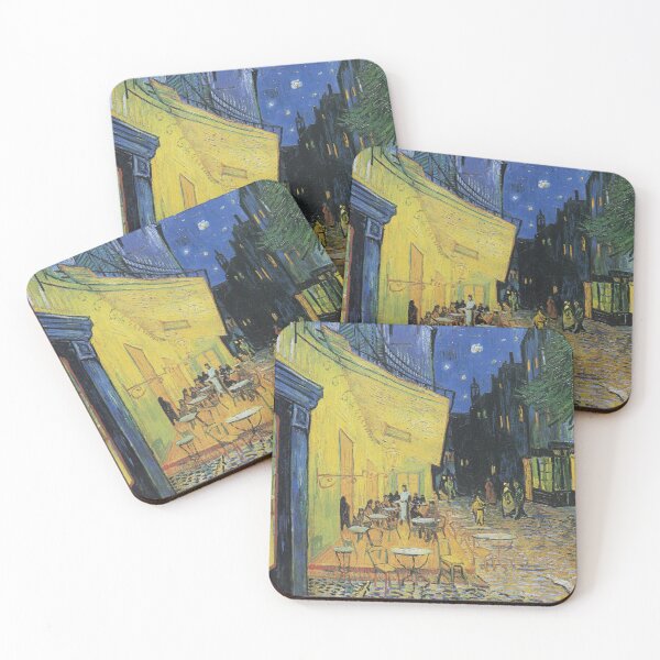 Item preview, Vincent van Gogh's Café Terrace at Night (1888) famous painting designed and sold by Oliveirallan.