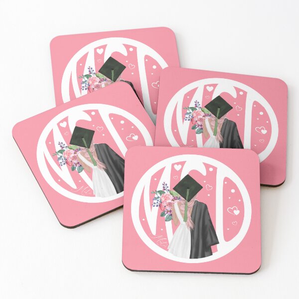 Item preview, MSc master degree doctor graduate survivor woman girl  (Pink/peach) designed and sold by Sasinka.