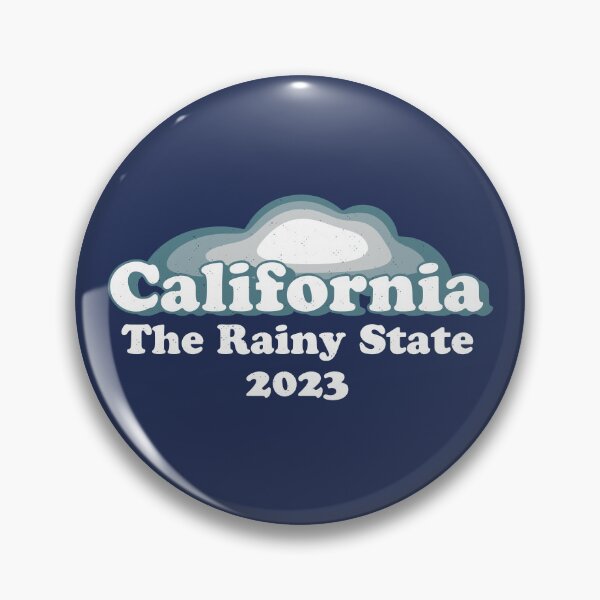 Item preview, California Rainy State Vintage 2023 Atmospheric Storm Rain Snow Floods designed and sold by d247.