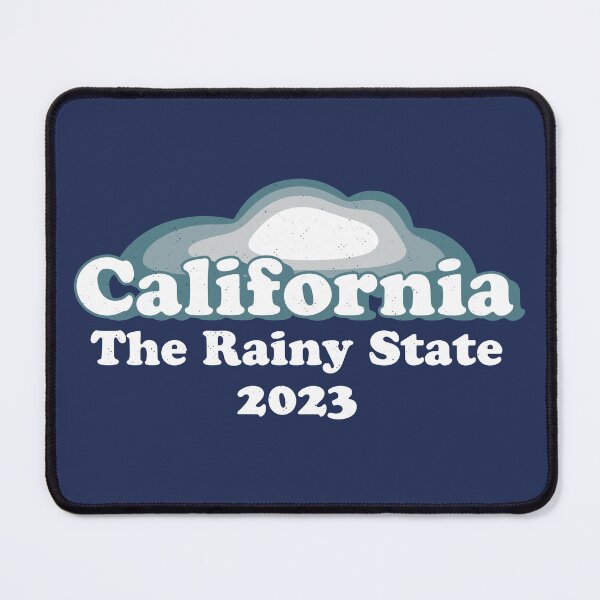 Item preview, California Rainy State Vintage 2023 Atmospheric Storm Rain Snow Floods designed and sold by d247.