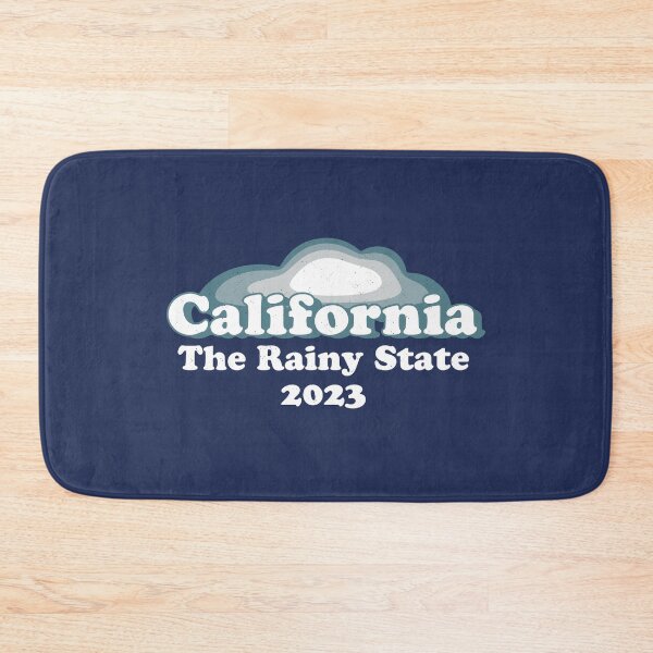 Item preview, California Rainy State Vintage 2023 Atmospheric Storm Rain Snow Floods designed and sold by d247.