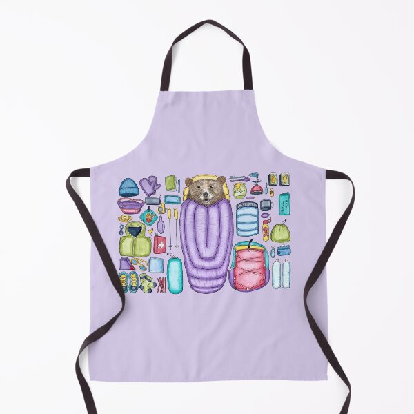 Item preview, Copy of Backpacker bear gear spread transparent background designed and sold by Sockstomistic.