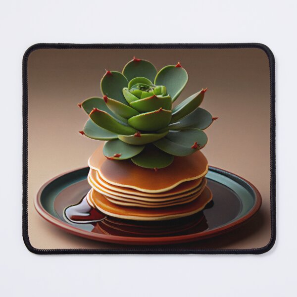 Item preview, The Art of Pancake Stealth A Succulent Recipe Digital Painting designed and sold by CodeAndColors.