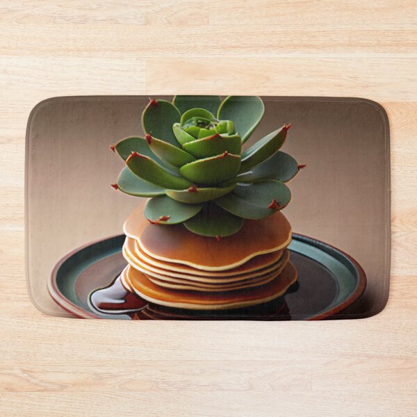 Item preview, The Art of Pancake Stealth A Succulent Recipe Digital Painting designed and sold by CodeAndColors.