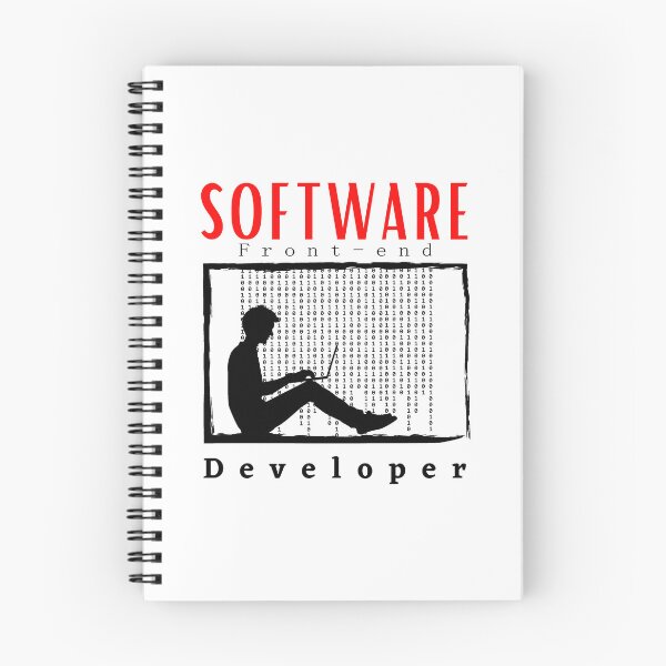 Item preview, Software Front-End Developer motivational design designed and sold by DigitalMagShop.