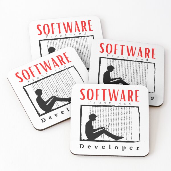Item preview,  Software Front-End Developer motivational design designed and sold by DigitalMagShop.