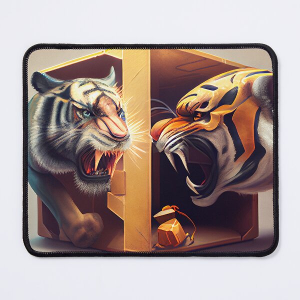 Item preview, Box and Snarl Fueling Tensions Digital Painting designed and sold by CodeAndColors.