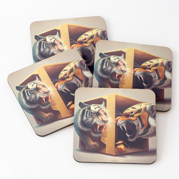 Item preview, Box and Snarl Fueling Tensions Digital Painting designed and sold by CodeAndColors.