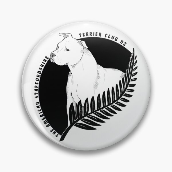 Item preview, The American Staffordshire Club NZ pin designed and sold by raidenbt.