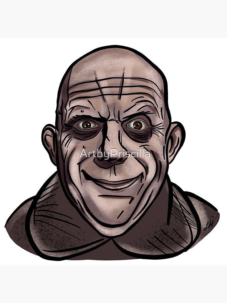 Uncle Fester Addams Poster for Sale by ArtbyPriscilla