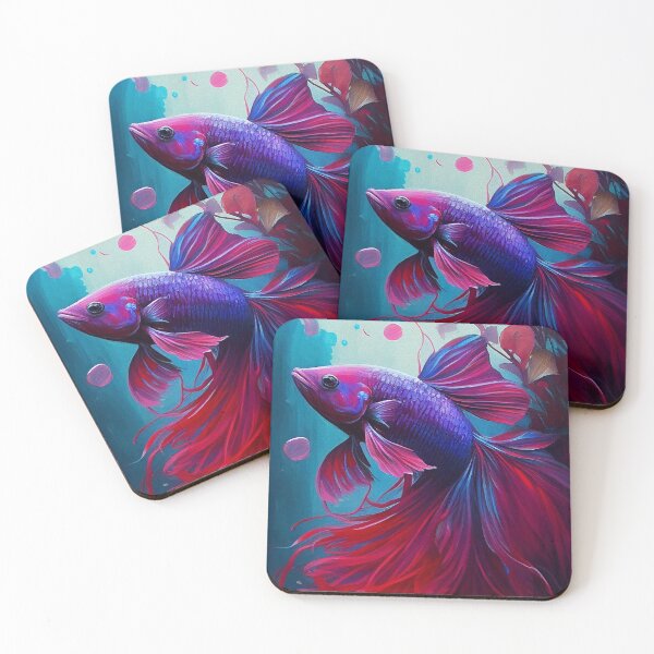 Item preview, Betta Fish Ascending of Red designed and sold by neuzoticart.