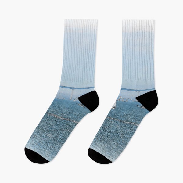 Item preview, The Coronado Bridge With Sailboats designed and sold by KirtTisdale.