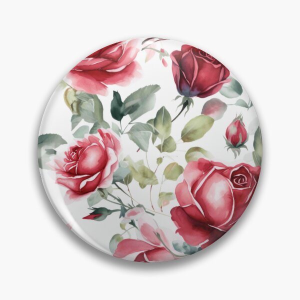 Item preview, Watercolor roses background designed and sold by EozINC.