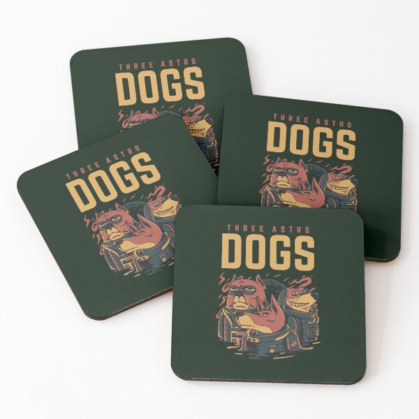 Item preview, Three Astro Dogs designed and sold by thesircurly.