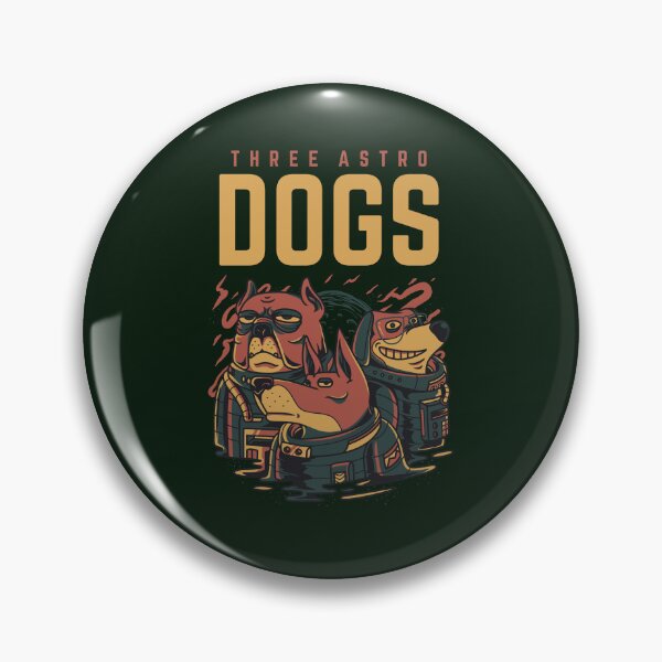 Item preview, Three Astro Dogs designed and sold by thesircurly.