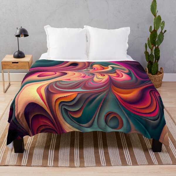 Artikelvorschau, Fluid Bohemian Pattern Digital Painting entworfen und verkauft von CodeAndColors.