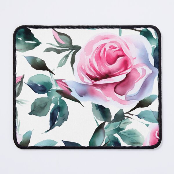 Item preview, Watercolor roses background designed and sold by EozINC.