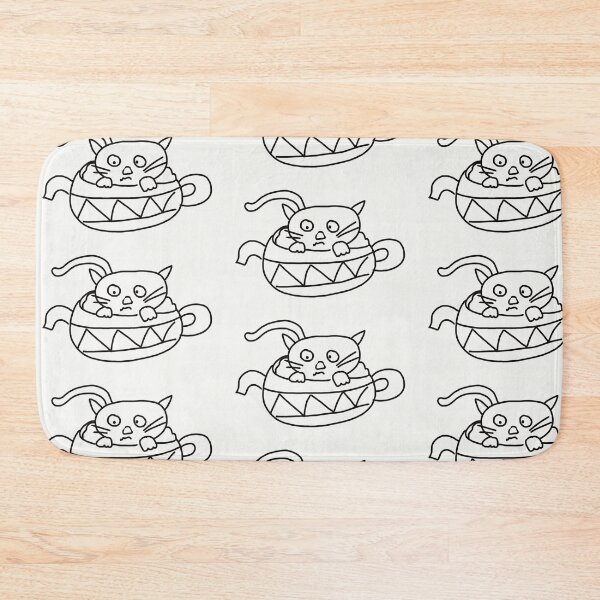 Item preview,  Spoilt cat in a teapot  designed and sold by Emma Raven.